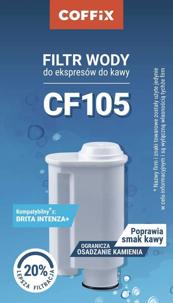 Coffix Vandens filtras SAECO PHILIPS Brita Intenza+ kavos aparatui (pakaitinis)