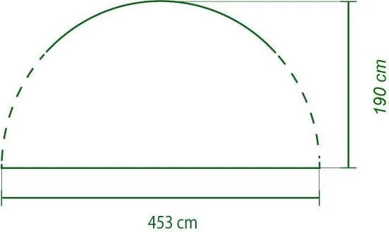 Sienelė nuo saulės pavėsinei Coleman Event Shelter Pro Acc Sunwall, su durimis, žalia, 4.50m