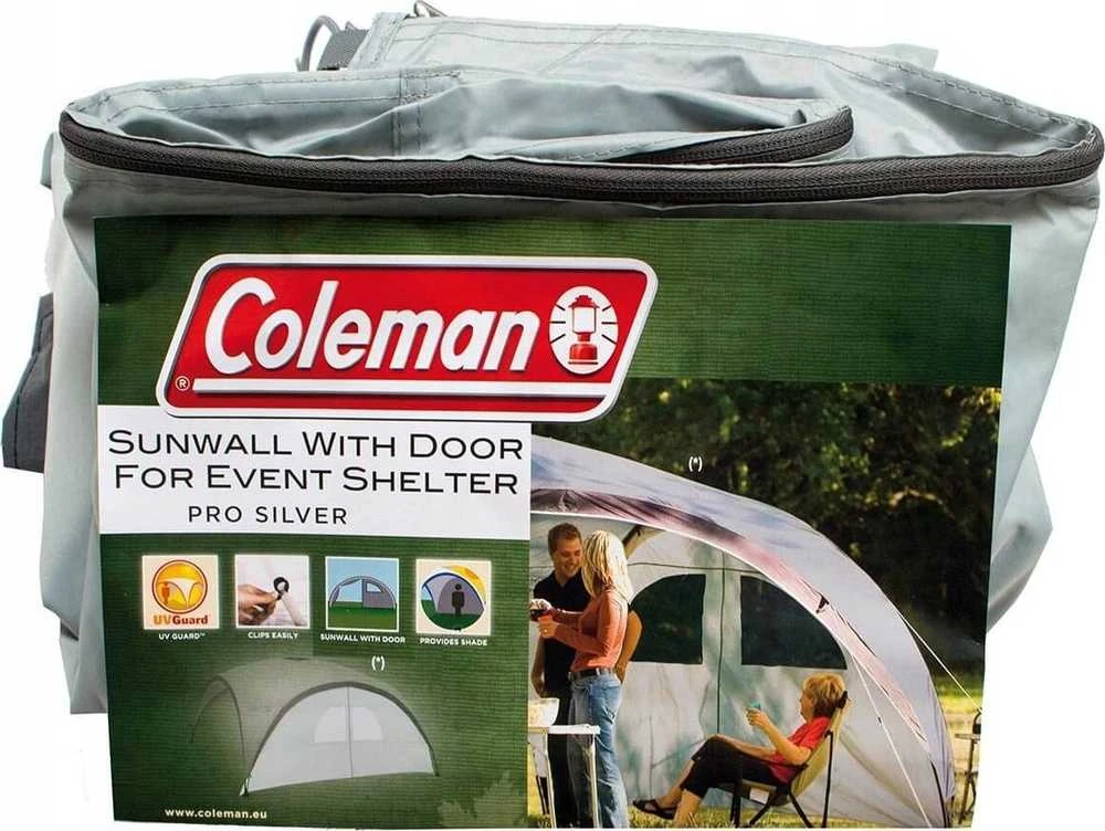 Sienelė nuo saulės Coleman Event Shelter Pro Acc Sunwall, su durimis, žalia, 3.65m