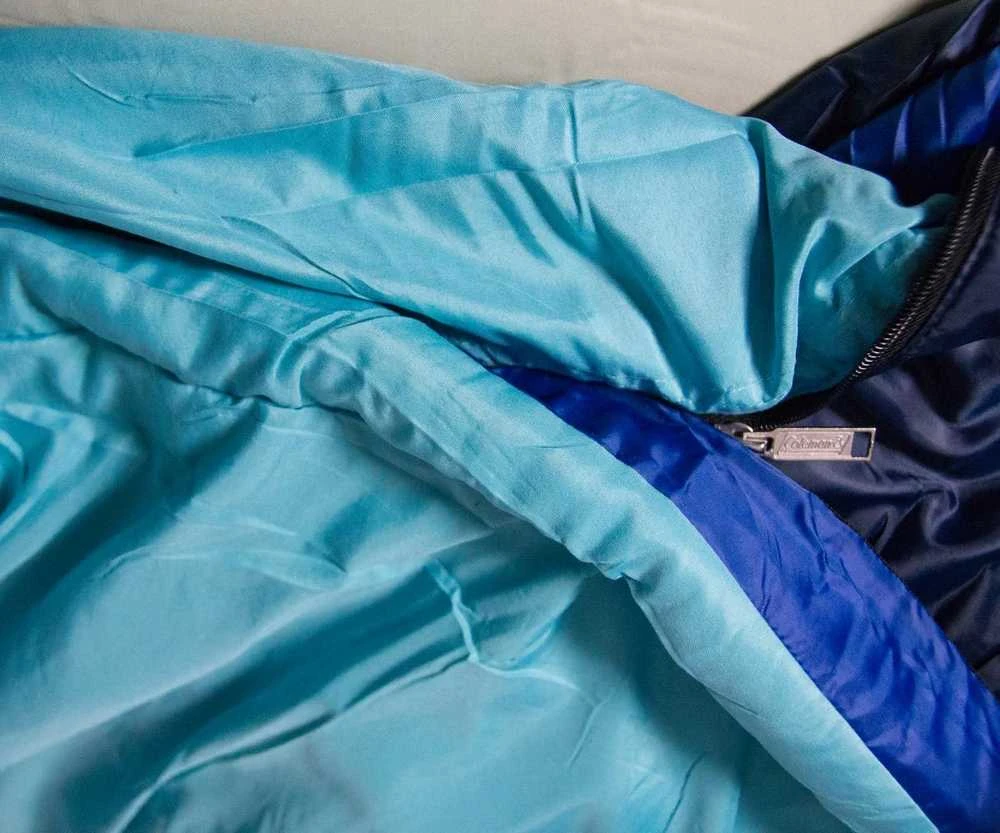 CLM Coleman Fision Suaugusiems Pusiau stačiakampis miegmaišis Poliesteris Mėlyna