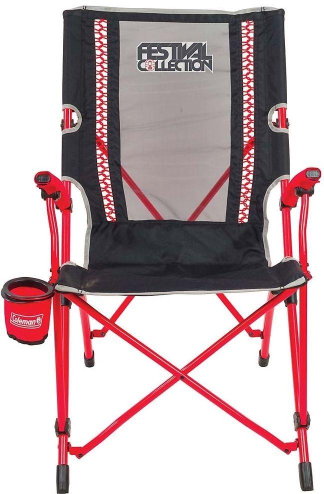 Coleman Camping kėdė Bungee Chair juoda / raudona, žema kaina Varle.lt