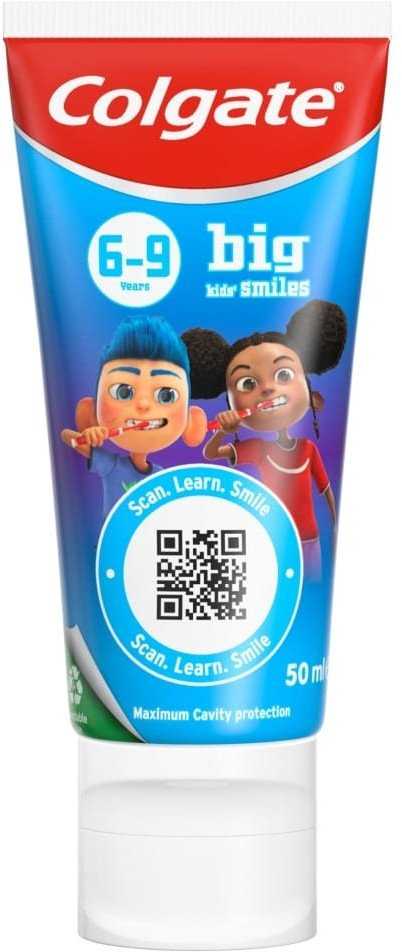 Dantų šepetėlis Colgate Colgate Big Kids Smile Pasta do zębów vaikams 6-9 lat 50 ml