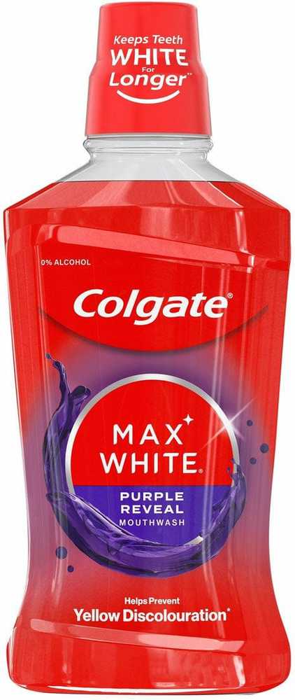 Colgate COLGATE Plax Max Baltas Płyn do płukania jamy ustnej Violetinė Reveal 500 ml