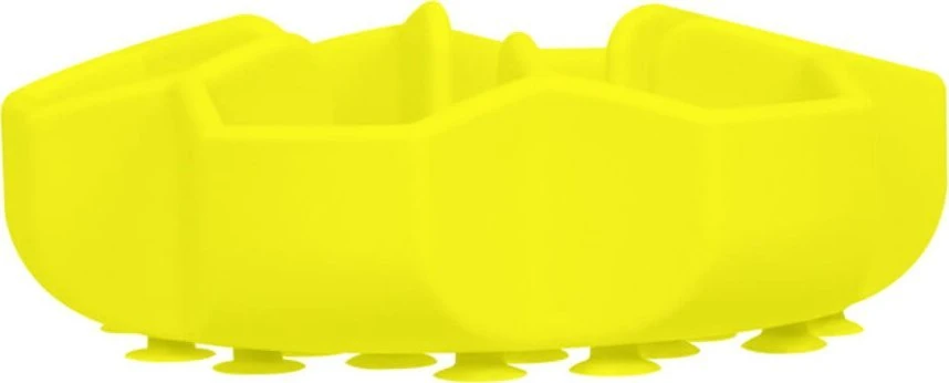 Collar Antkaklis WAU DOG BOWL SILICONE SLOW DOWN 450ml GELTONAS