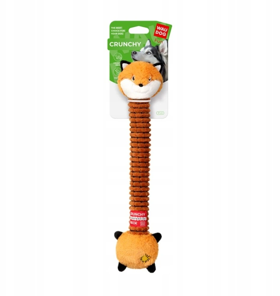 Collar WAU DOG žaislas šuniui CRUNCHY LIS 37cm