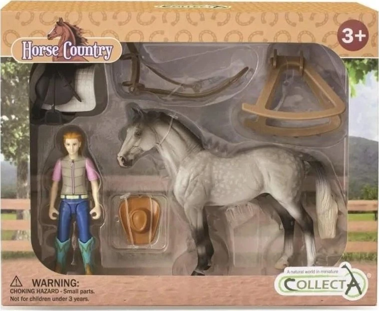 Collecta COLLECTA HOBBY JOCKEY MOTERIS IR PRIEDAI PAKUOTĖJE