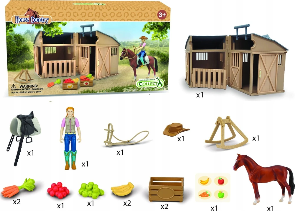 Collecta COLLECTA RIDER, PRIEDAI, ARKLĖ IR ŽIRDĖ PAKUOTĖJE