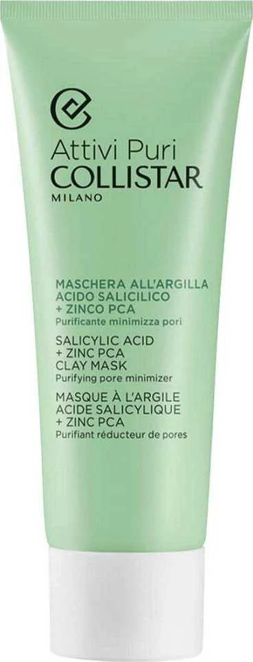 „Collistar“ salicilo rūgšties ir cinko PCA molio kaukė, 75 ml