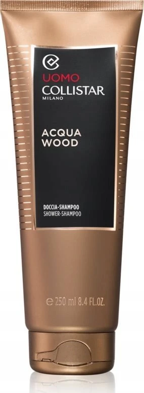 Collistar Uomo Acqua Wood Shower-Šampūnas dušo gelis ir šampūnas viename vyrams, 250 ml