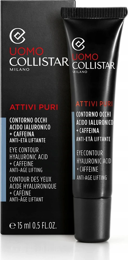Collistar Uomo Anti-Wrinkle Eye Contour Kreminis akių kontūro kremas nuo raukšlių vyrams, 15 ml