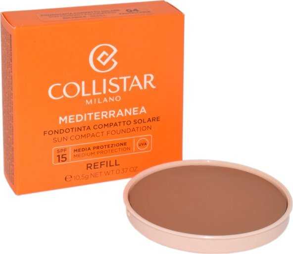 Collistar FLISTAR MEDITERANEA SUN COMPACT FOUNDATION SPF15 04 PANTELLERIA Šaldyti 10,5g