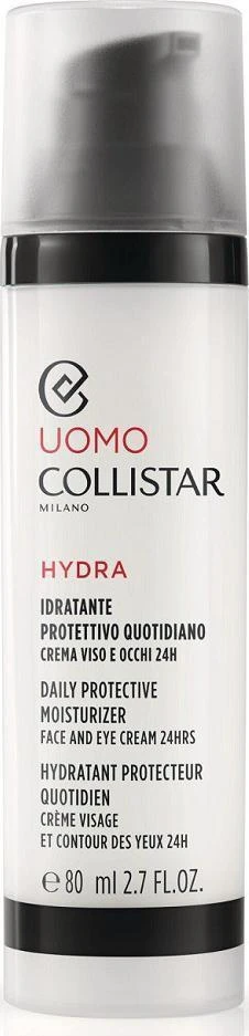 Collistar Uomo Hydra Daily Protective Moisturizer Day Kreminis vyrams, 80 ml