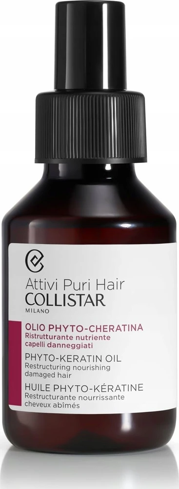 Collistar Maitinamasis aliejus pažeistiems plaukams su fitokeratinu (atkuriamasis maitinamasis aliejus plaukams) 100 ml