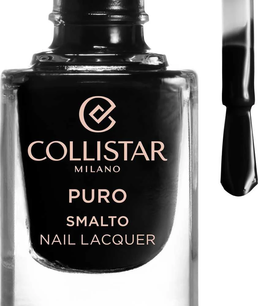 Collistar Puro nagų lakas (nagų lakas), 10 ml, 313 Intense Juodas