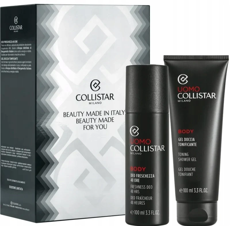 Collistar Set (48-hour freshness deodorant spray 100ML + toning showergel 100ML)