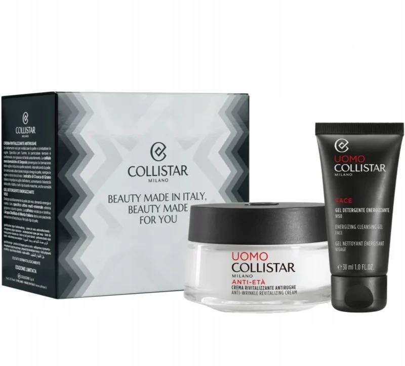 Collistar Uomo Crema Antiarrugas Revitalizante Estuche 2 Piezas