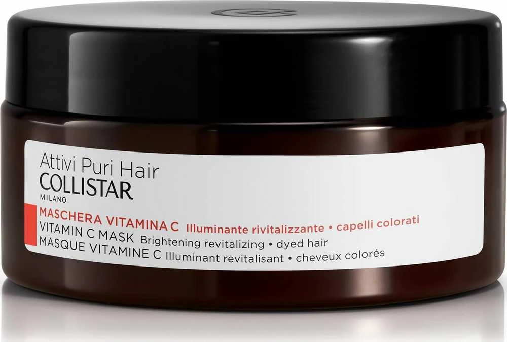 "Collistar" šviesinanti kaukė dažytiems plaukams su vitaminu C (šviesinanti atgaivinanti kaukė) 200 ml