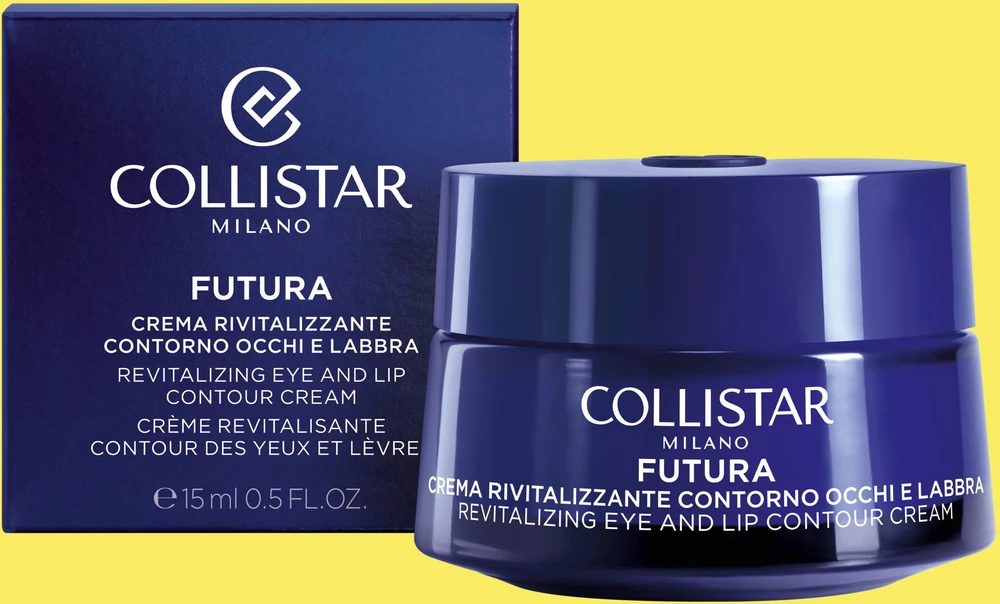 Collistar Futura Revitalizing Eye & Lip Contour Kreminis paakių ir lūpų kontūro kremas, 15 ml