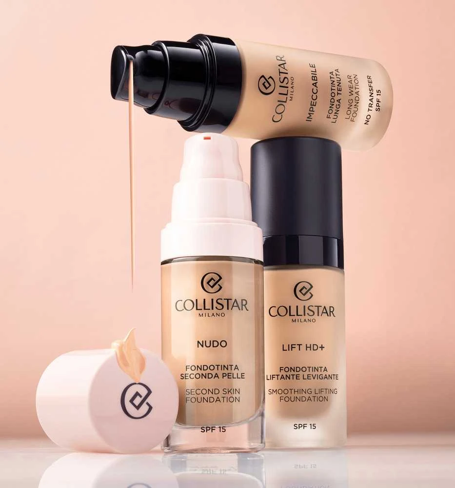 Collistar Nudo Fondo De Maquillaje Segunda Piel Spf15 1n-Avorio, 30 ml