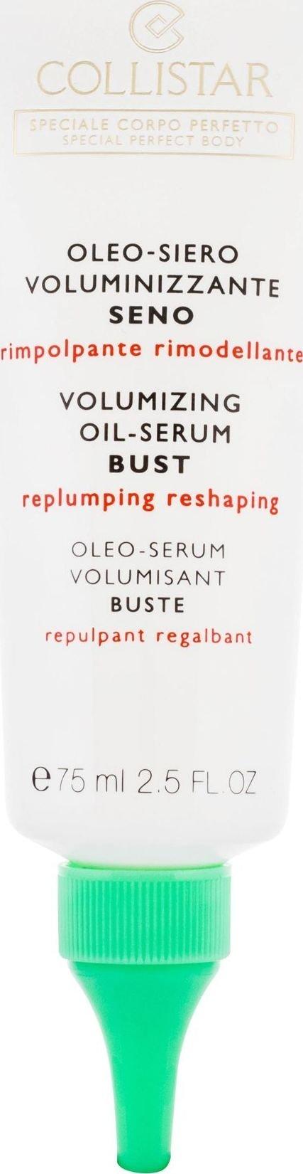 "Collistar Volumizing Oil Serum Bust" drėkinantis, aliejinis krūtinės zonos serumas 75ml