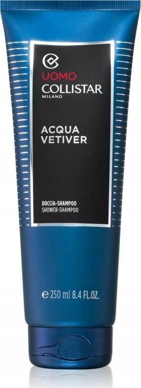 Collistar Uomo Acqua Vetiver Shower-Šampūnas dušo gelis ir šampūnas vyrams, 250 ml
