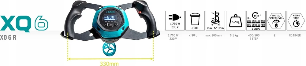 Collomix agitator Collomix XQ 6 HF