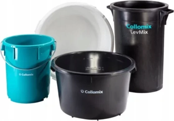 COLLOMIX maišymo kibiras mixTUB 34 L Juodas