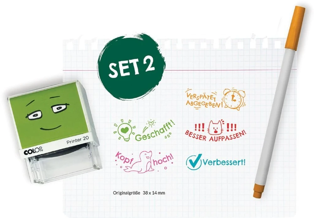 Colop NIO School Stempel Set 2 (9C 157177)
