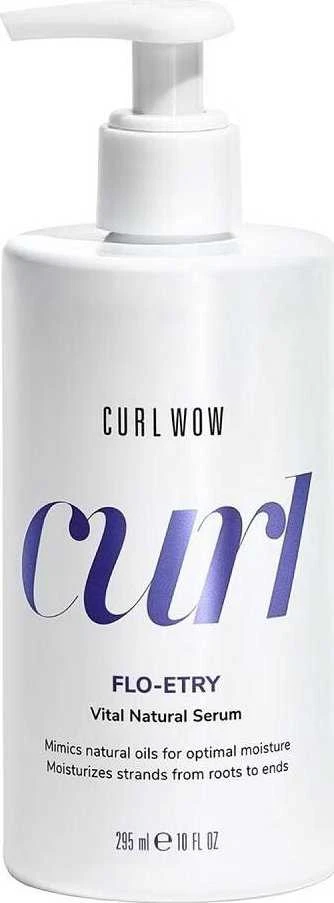 Color Wow "Curl Wow Flo-Entry Oil" serumas garbanotiems ir banguotiems plaukams (Vital Natural Serum) 295 ml