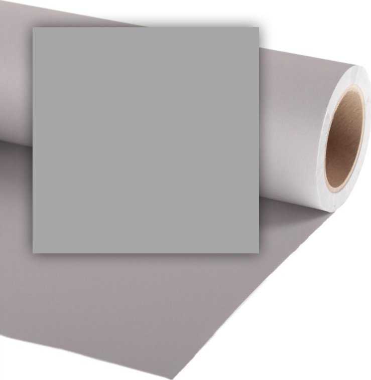 Popierinis fonas Colorama 2,72x11m Storm pilkas
