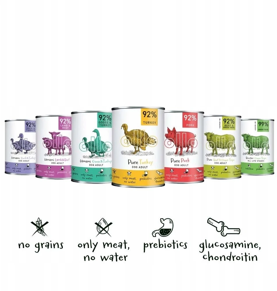 OLLO Booster Digest Žalias tripe - wet dog food - 400g
