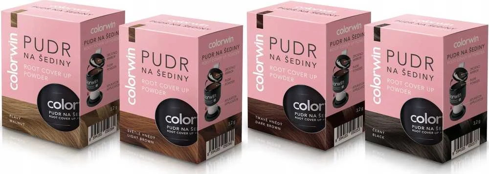 Colorwin Regrowth Covering Powders šviesiai rudas, 3,2 g