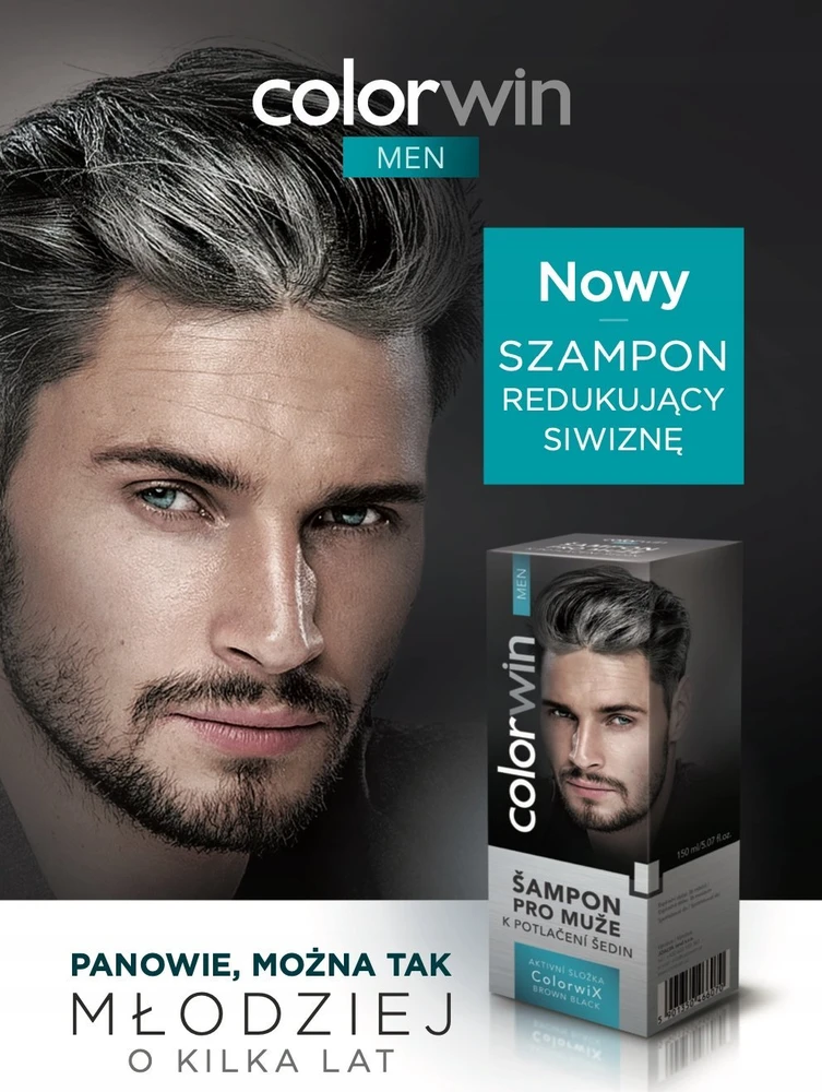 Colorwin Šampūnai dla mężczyzn, 150 ml