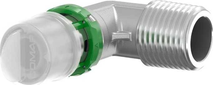 Comap Alkūnė 90 laipsnių GZ presuojama MultiSkin žalvaris/alavuota 20x3/4