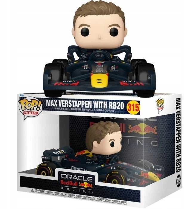FUNKO POP! Vinilinė figūrėlė: Oracle Raudona Bull Racing - Max Verstappen with RB20, 10 cm