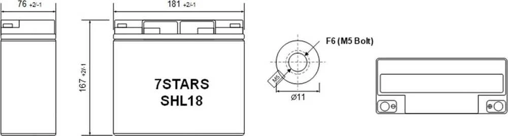 Comex AKUMULIATORIUS 12V/18AH-7STARS