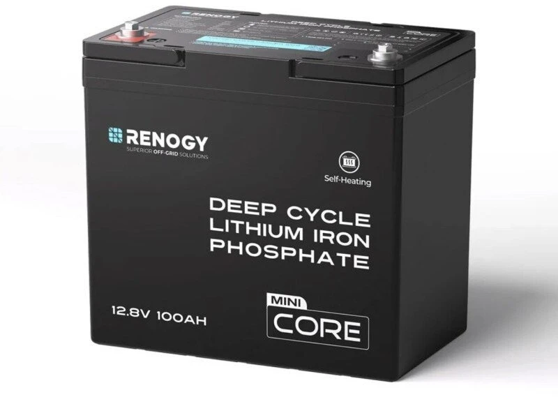Comex Akumuliatorius Renogy Core Mini 12V 100Ah LiFePO4 su samonagrzewaniem DuoHeat (RBT12100LFP-H-G1-DE)