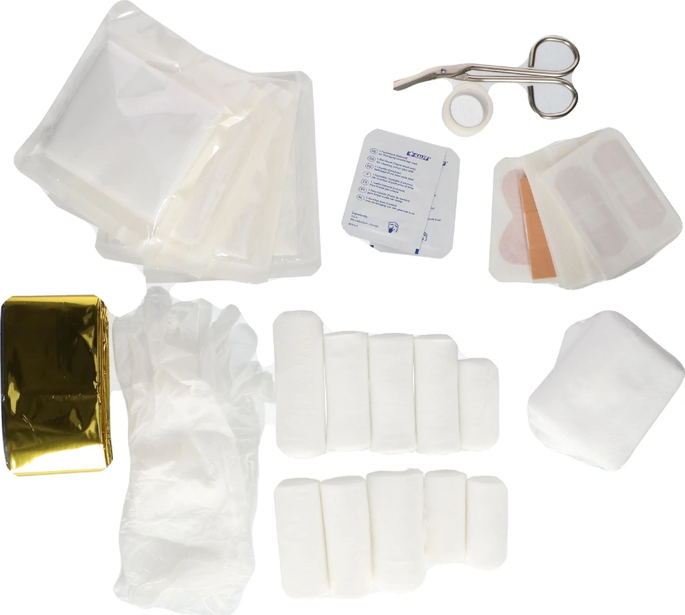 EDCO AUTOMOBILINĖ VAISTINĖLĖ SU PRIEMONĖMIS 30 ELEMENTŲ BOX 141145