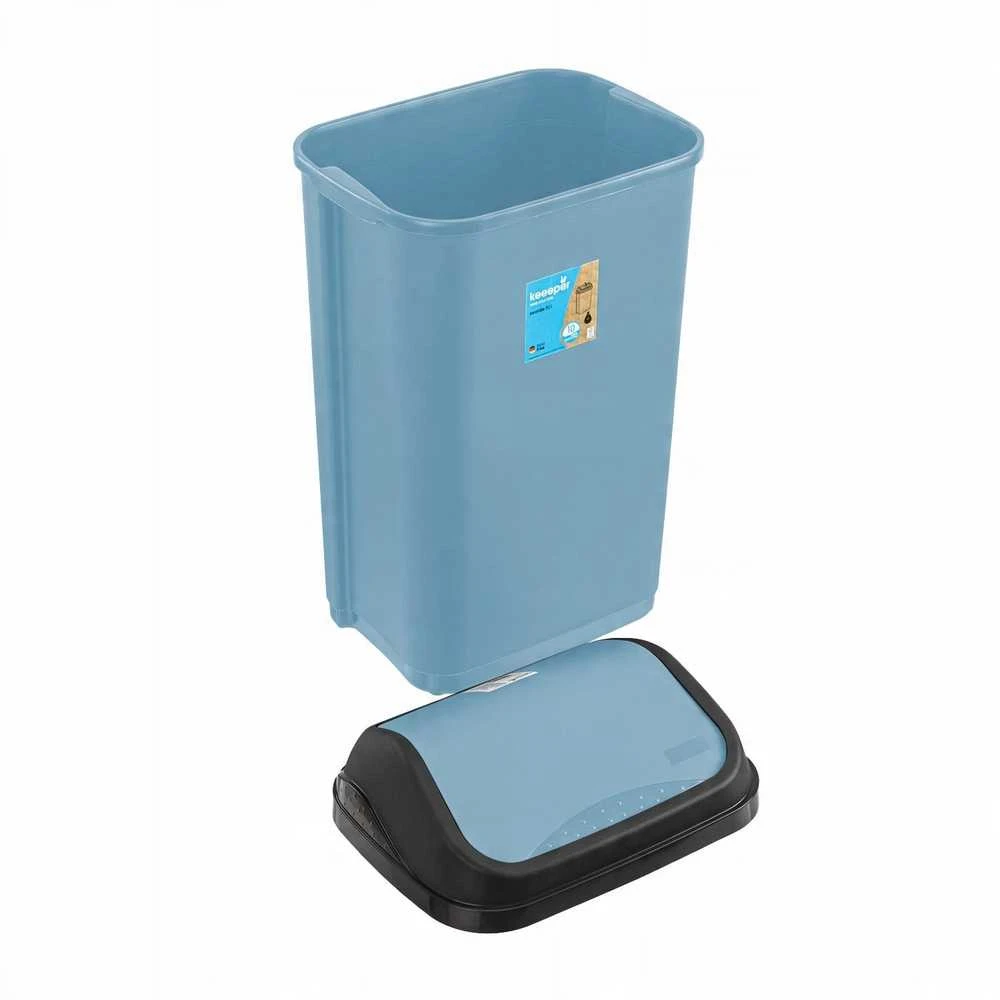 Keeeper šiukšliadėžė su besisukančiu dangčiu 25L Swantje 33.5x25.5x53.5cm mėlynas