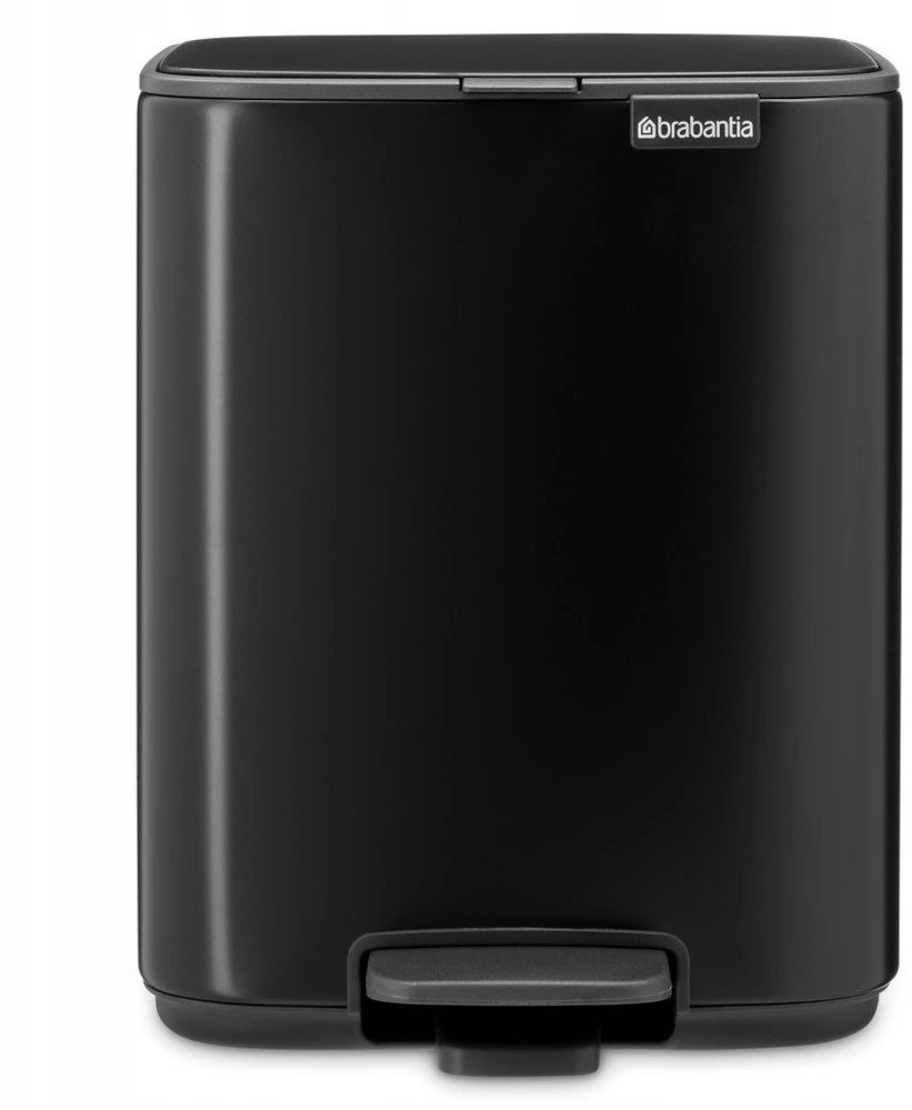 Brabantia atkritumu tvertne ar pedāli Bo, 7l, matēta melna