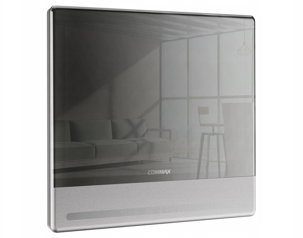 Commax CDV-1004QT NEO Sidabrinis MONITORIUS 10,1" LAISVŲ RANKŲ SMART HD VEIDRODIS