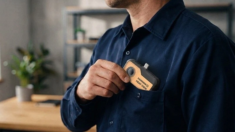 Commax Hammer termovizijos kamera USB-C Heat View (AKC001510)