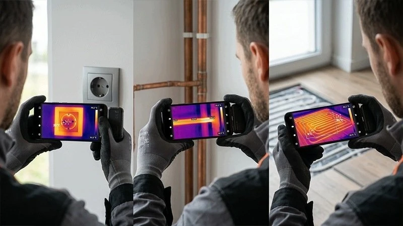 Commax Hammer termovizijos kamera USB-C Heat View (AKC001510)