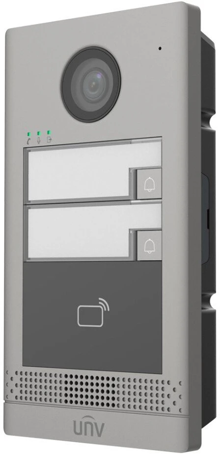Uniview Commax Wideodomofon IP su RFID i 2 przyciskami wywołania (OEU-202S-HMK2)