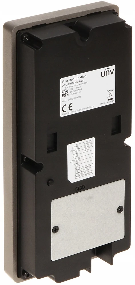 Uniview Commax Wideodomofon IP WIFI su RFID i PoE do domu i firmy (OEU-201S-HMK-W)