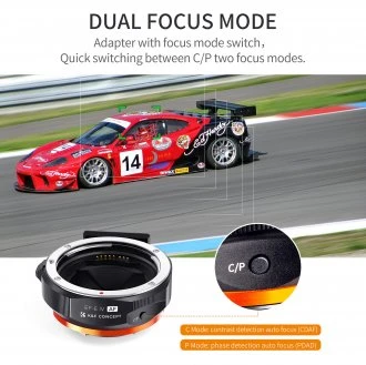 Commlite Objektyvo adapteris - K&F Concept EF-E IV bajoneto adapteris