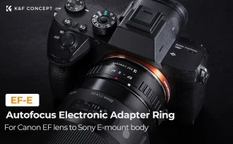 Commlite Objektyvo adapteris - K&F Concept EF-E IV bajoneto adapteris