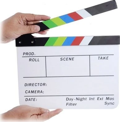 Commlite Film Klaps 30x25cm / Balta / Žymekliams - Žymekliams (SB3939) - 5903876995737