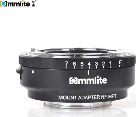 Commlite Adapteriai, skirti „Olympus“ / „Panasonic Micro 4/3 M4/3“, skirti „Nikon“ / „Nikkor“ + diafragmai