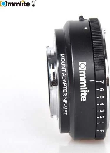 Commlite Adapteriai, skirti „Olympus“ / „Panasonic Micro 4/3 M4/3“, skirti „Nikon“ / „Nikkor“ + diafragmai